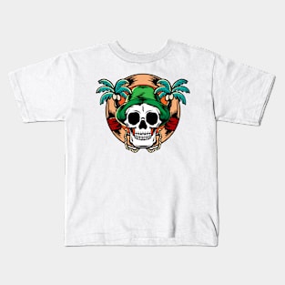 skull vibes Kids T-Shirt